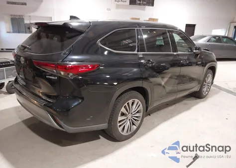 2021 Toyota Highlander Hybrid Platinum from USA, damaged, VIN 5TDFARAH0MS004908